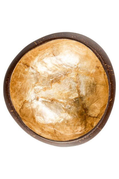 Madreperla - Ciotolina In Cocco Interno Madreperla Dorata