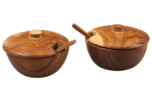 Utile - Ciotoline Set 1/2 Con Cucchiaino Per Spezie O Sale/Pepe