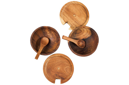 Utile - Ciotoline Set 1/2 Con Cucchiaino Per Spezie O Sale/Pepe