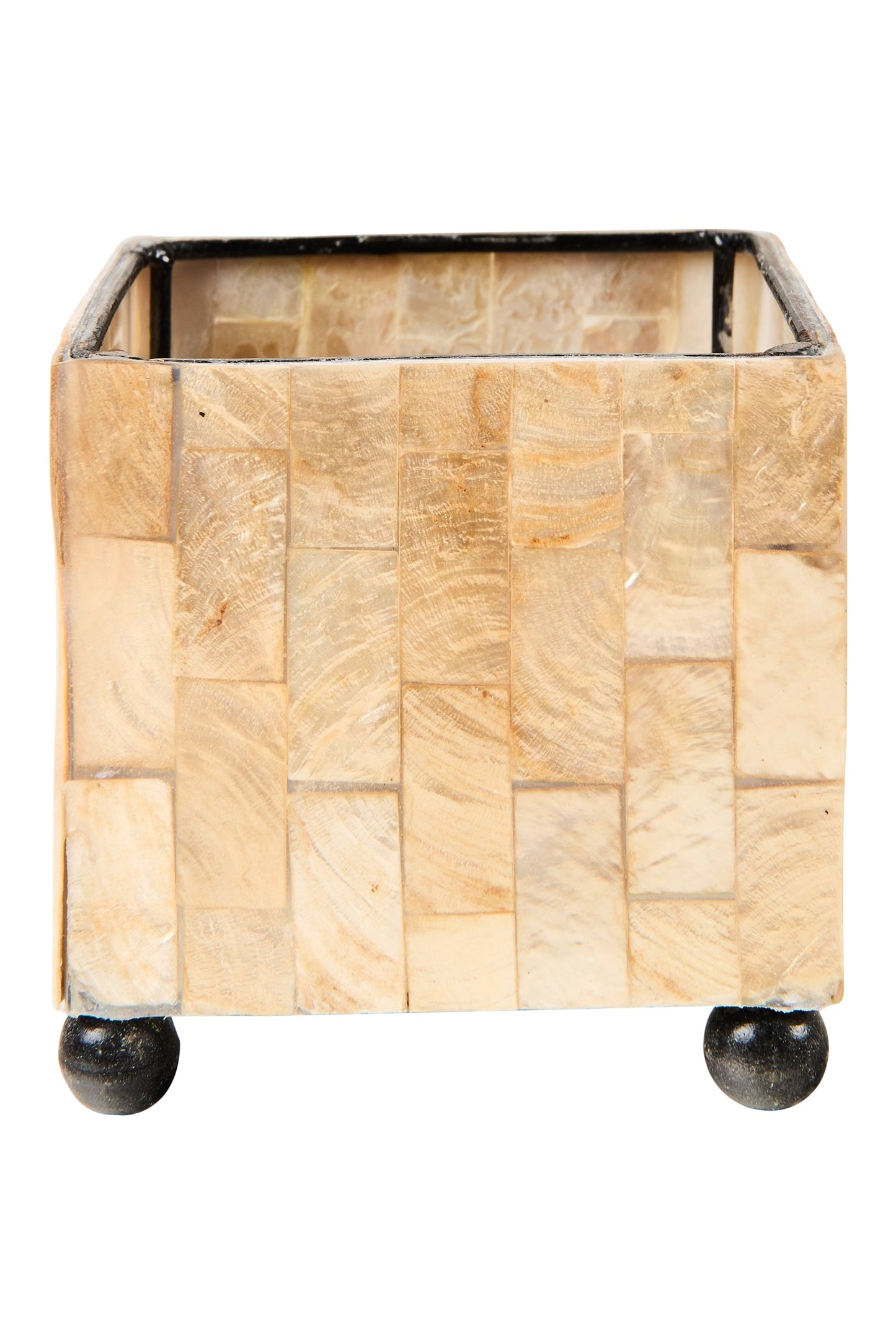 Pershendetie - Porta Candele Capiz Quadrato