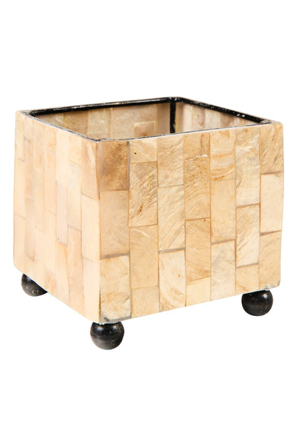 Pershendetie - Porta Candele Capiz Quadrato