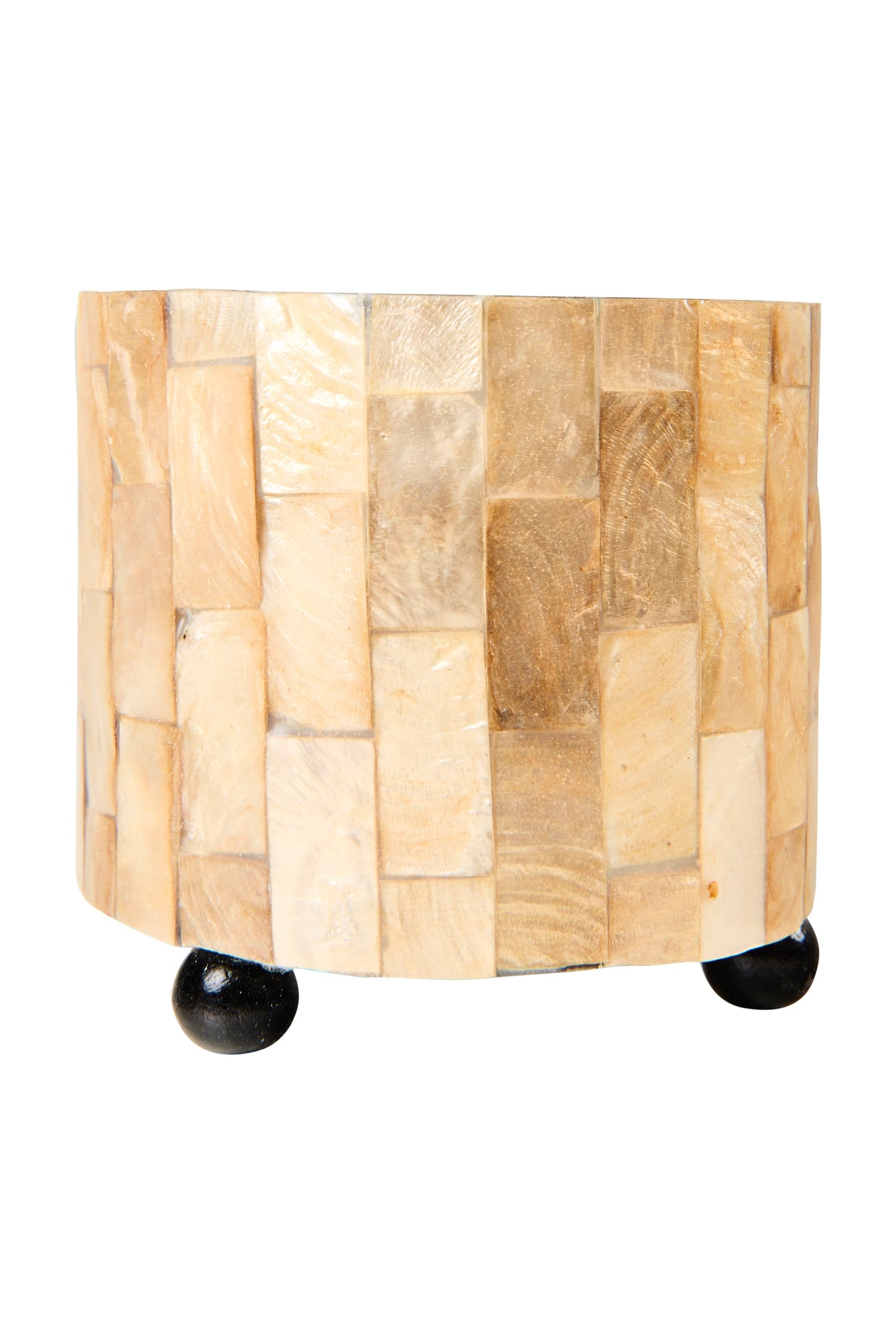 Pershendetie - Porta Candele Capiz Tondo