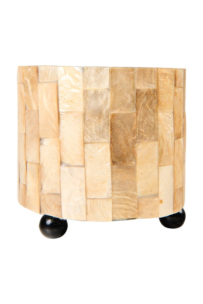 Pershendetie - Porta Candele Capiz Tondo