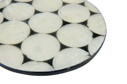 Sottopentola In Resina Bianco E Nero