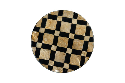 Sottopentola In Resina Bianco E Nero