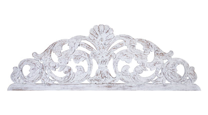 Foglia - Testata Matrimoniale In Legno Sbiancato