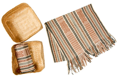 Artistic Fabrics - Runner Set 1/2 In Cesta Bambu Intrecciata