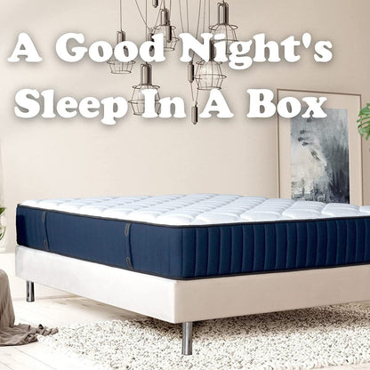 DIMENSIONI NUOVE - Materasso ibrido premium Serenity 12 Medium Tight-Top con supporto per bordi in memory gel e molle insacchettate