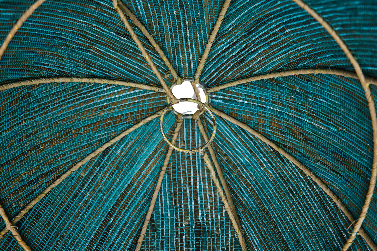 Soffitto - Cappello Lampadario Cupola Turchese