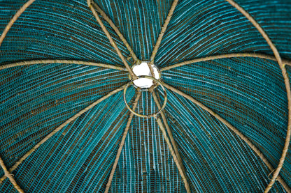 Soffitto - Cappello Lampadario Cupola Turchese