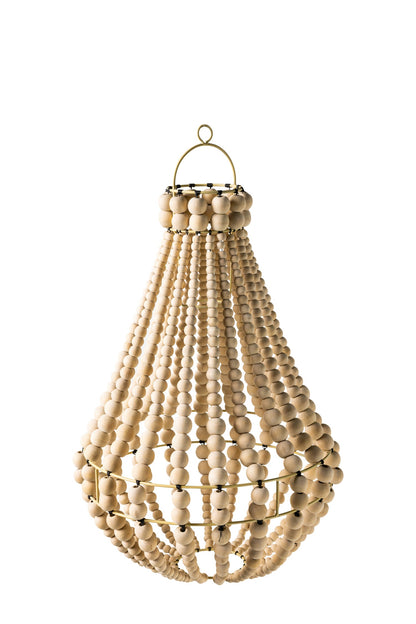 Bolle - Lampadario Lant. Piccolo Sfere Legno Naturale
