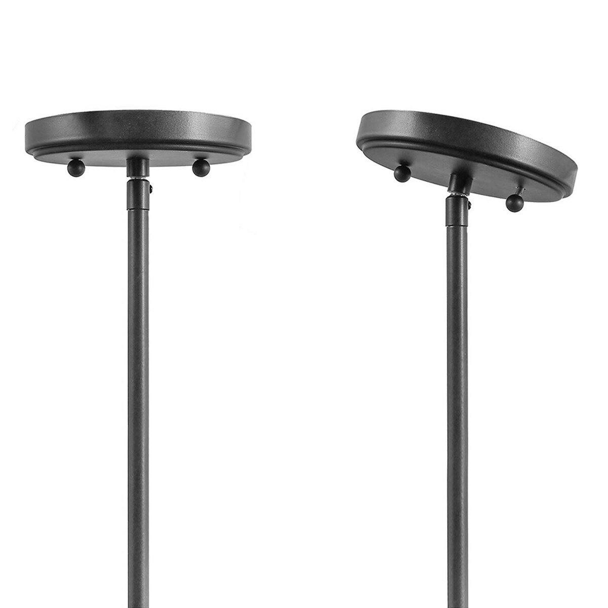 Lampada a sospensione a cupola industriale a 3 luci, in metallo, lineare, per isola da cucina, finitura in bronzo oliato