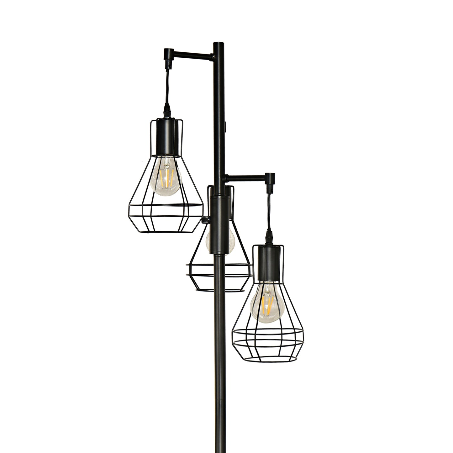 Lampada da terra industriale da fattoria, lampada alta da terra ad albero