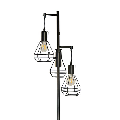 Lampada da terra industriale da fattoria, lampada alta da terra ad albero