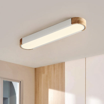 Lampada da incasso a LED ovale lunga dimmerabile Farmhouse Wood - 37 3000k/6000k
