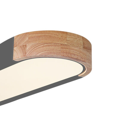 Lampada da incasso a LED ovale lunga dimmerabile Farmhouse Wood - 37 3000k/6000k