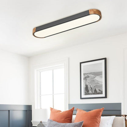 Lampada da incasso a LED ovale lunga dimmerabile Farmhouse Wood - 37 3000k/6000k