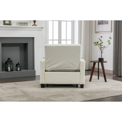 Divano letto trasformabile in similpelle con porte USB