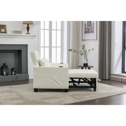 Divano letto trasformabile in similpelle con porte USB