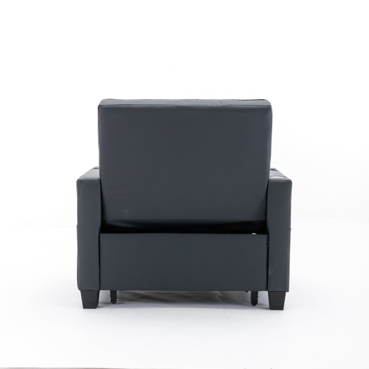 Divano letto trasformabile in similpelle con porte USB