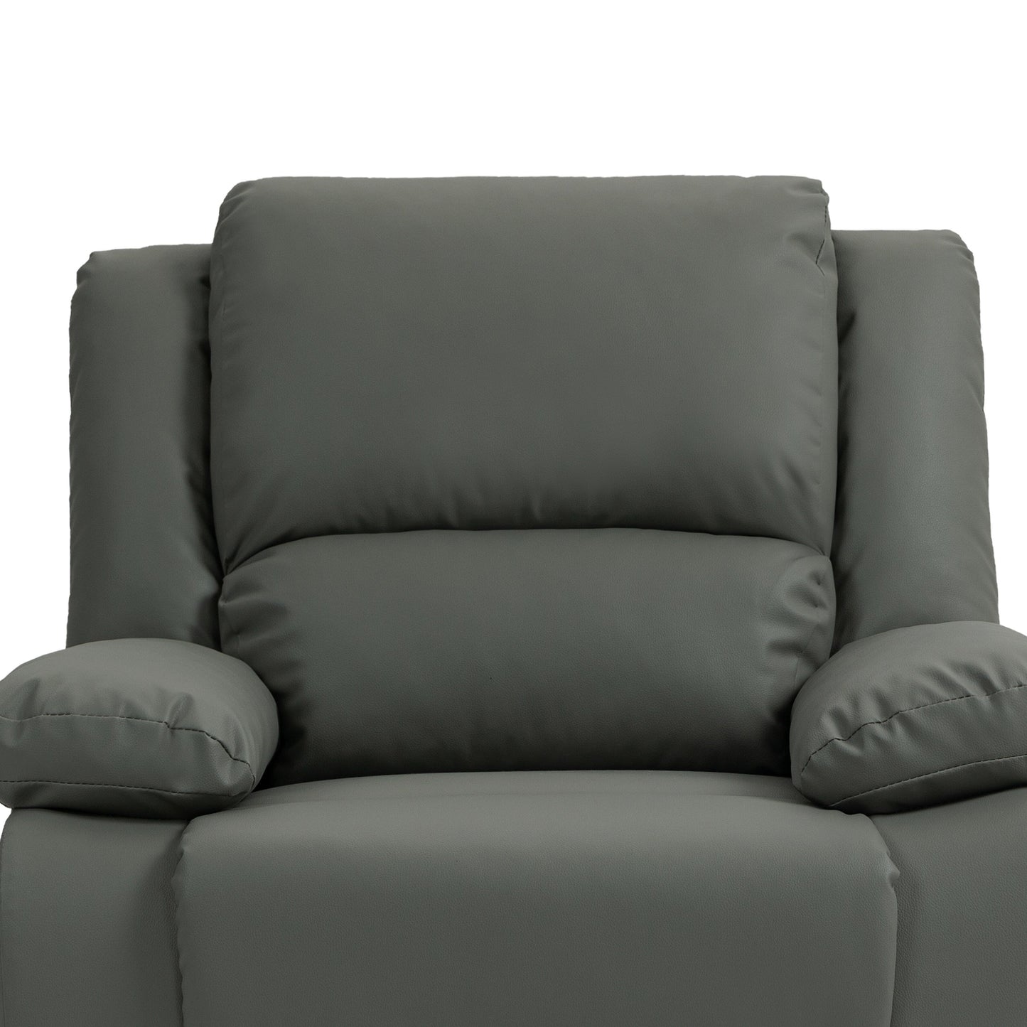 Poltrona in similpelle, divano singolo, reclinabili regolabili