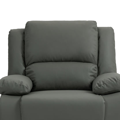 Poltrona in similpelle, divano singolo, reclinabili regolabili