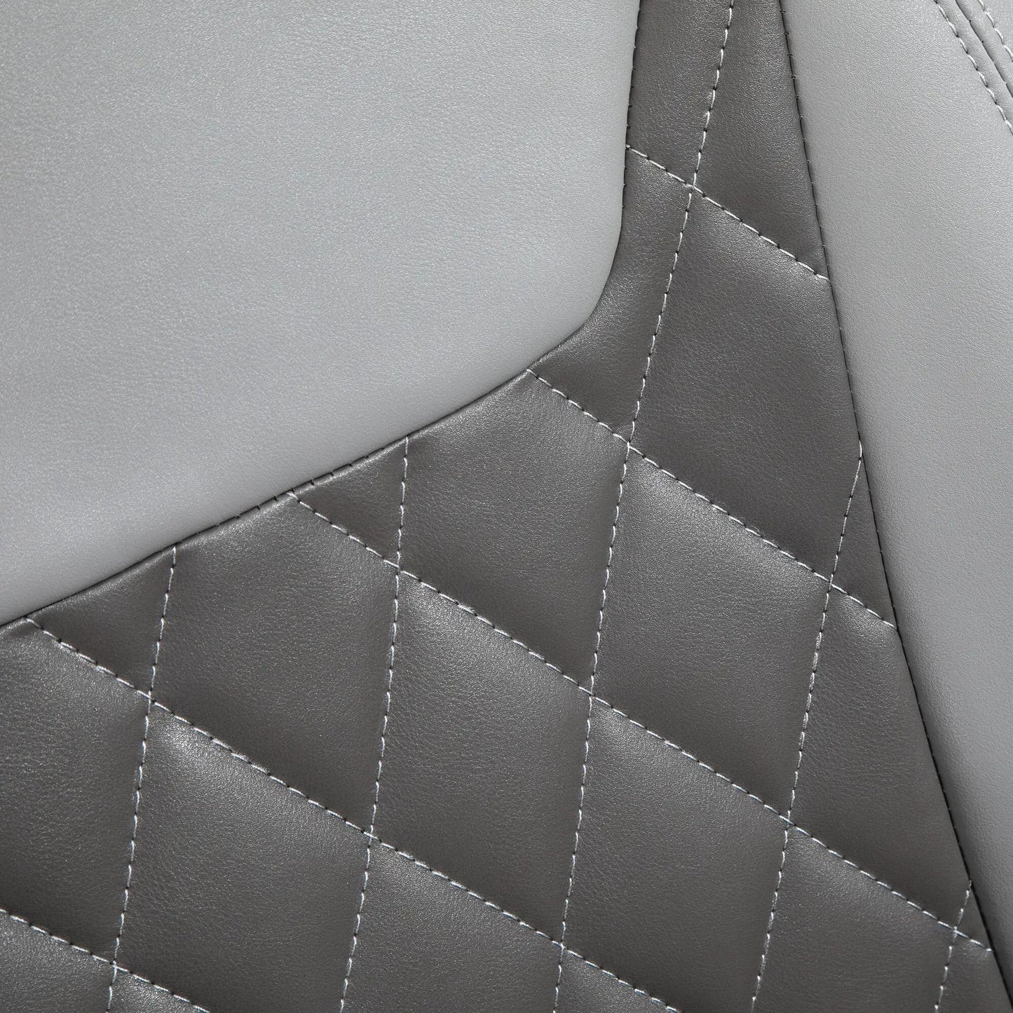 Poltrona reclinabile manuale in similpelle, girevole regolabile, con poggiapiedi