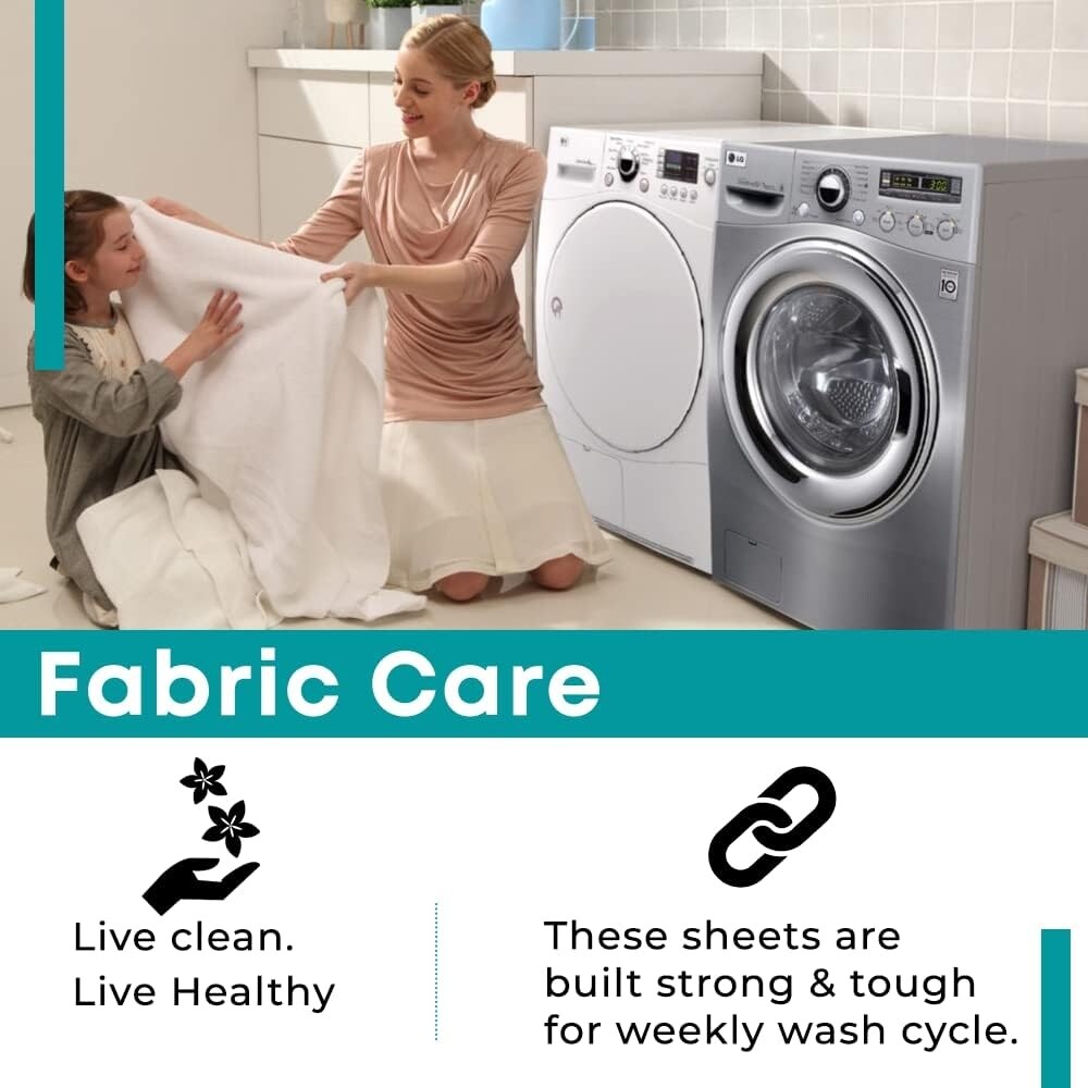 Set di lenzuola Feather &amp; Stitch da 500 fili