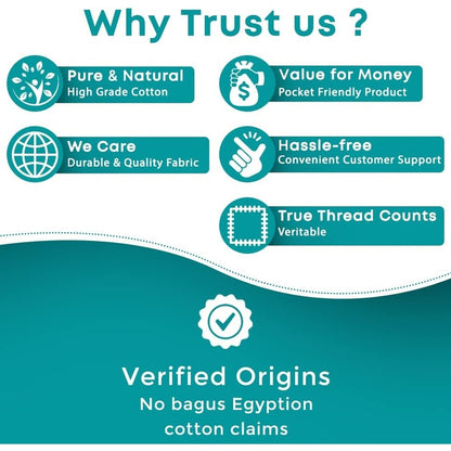 Set di lenzuola Feather &amp; Stitch da 500 fili