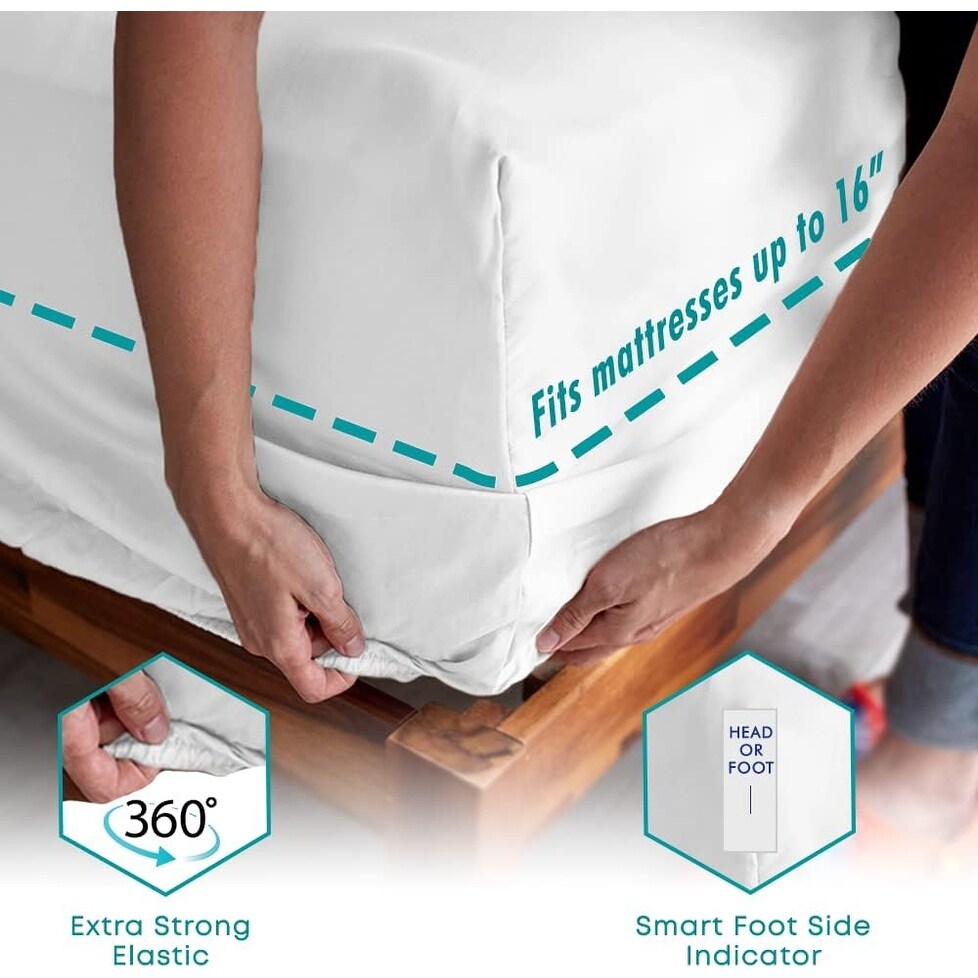 Set di lenzuola Feather &amp; Stitch da 500 fili