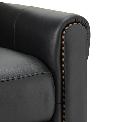 Set di 2 poltrone reclinabili manuali Felisa 32.48 Wide in vera pelle