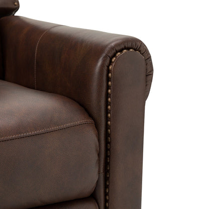 Set di 2 poltrone reclinabili manuali Felisa 32.48 Wide in vera pelle