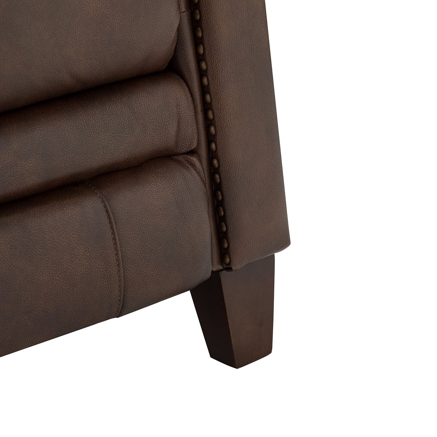 Poltrona reclinabile manuale Felisa 32.48 Wide in vera pelle