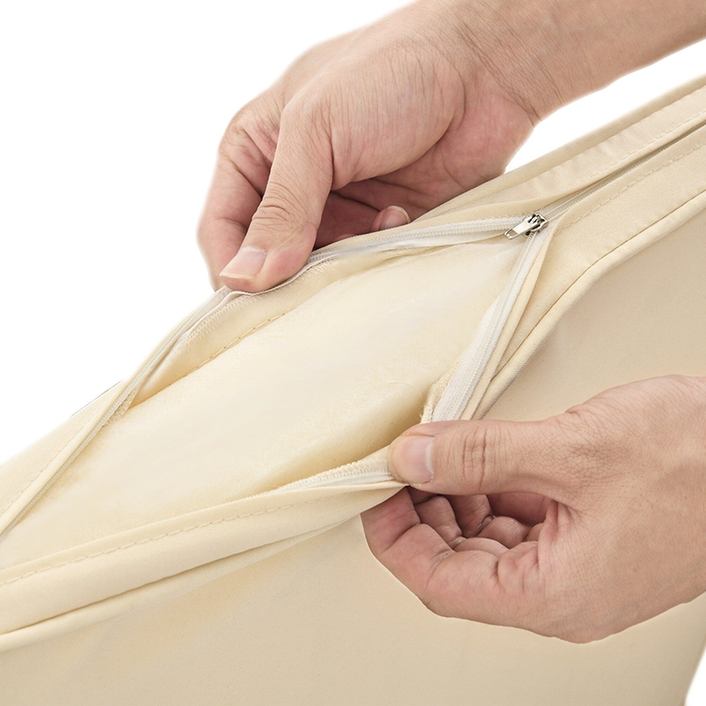 Set da conversazione per patio esterno Moasis da 4 pezzi, divano componibile in vimini, divano a L con tavolino da caffè