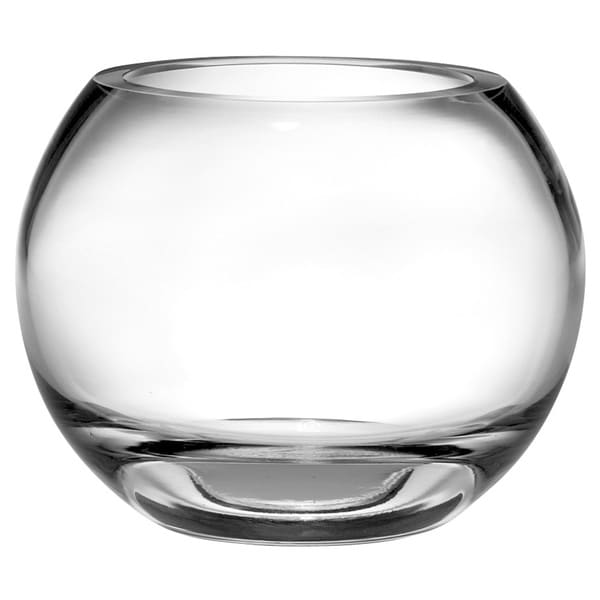 Ciotola di rose in vetro soffiato a bocca di alta qualità europea