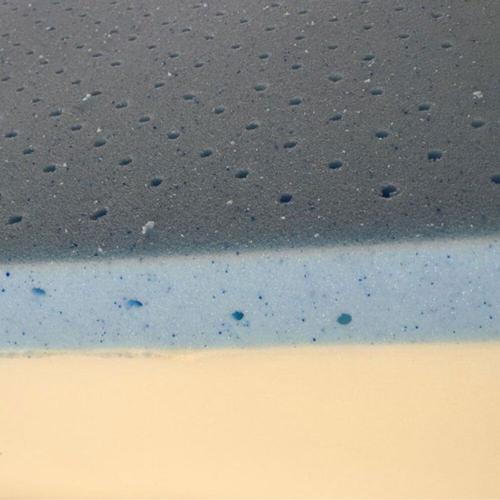 Materasso in memory foam rigido 10 con 2 cuscini in gel gratuiti