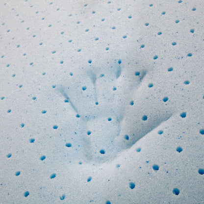 Materasso in memory foam rigido 10 con 2 cuscini in gel gratuiti