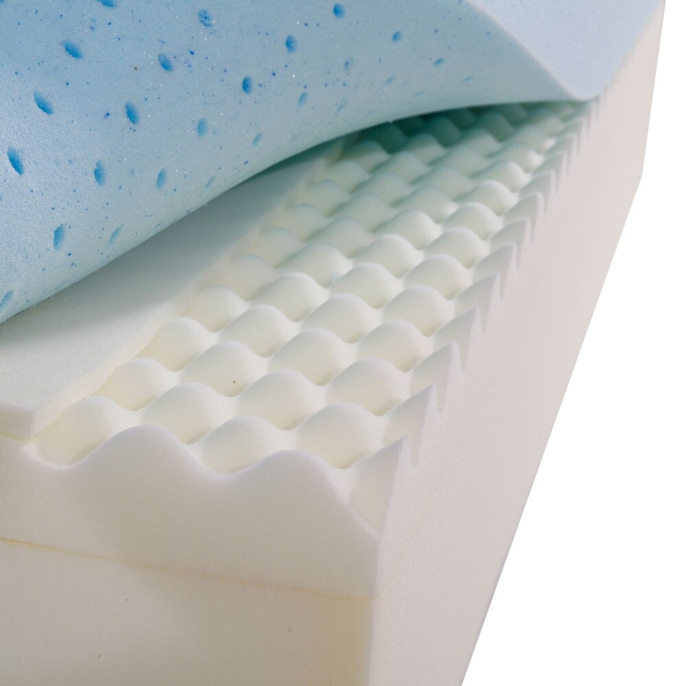 Materasso in memory foam rigido 10 con 2 cuscini in gel gratuiti