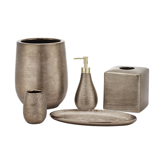J. Queen New York Princess Bronze Stoneware Accessori da bagno