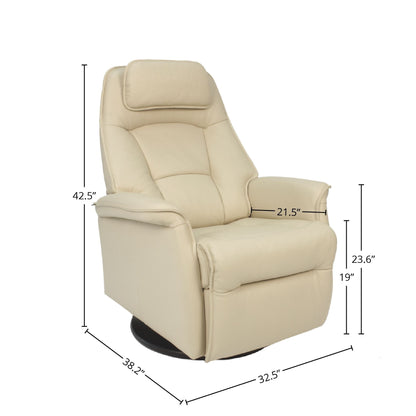 Poltrona reclinabile in pelle Fjords Stockholm