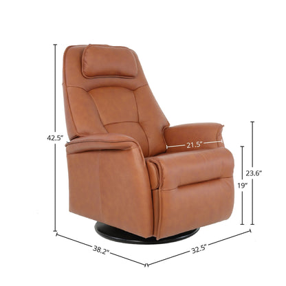 Poltrona reclinabile in pelle Fjords Stockholm