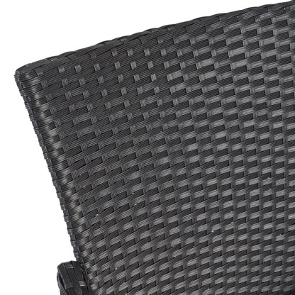 Set da pranzo da esterno Flamingo da 8 posti in legno e vimini di Christopher Knight Home