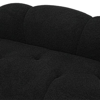 Divano da pavimento, divano moderno a due posti, divani rotondi da pavimento Lazy Sofa, divani senza imbottitura in memory foam per soggiorno e appartamento