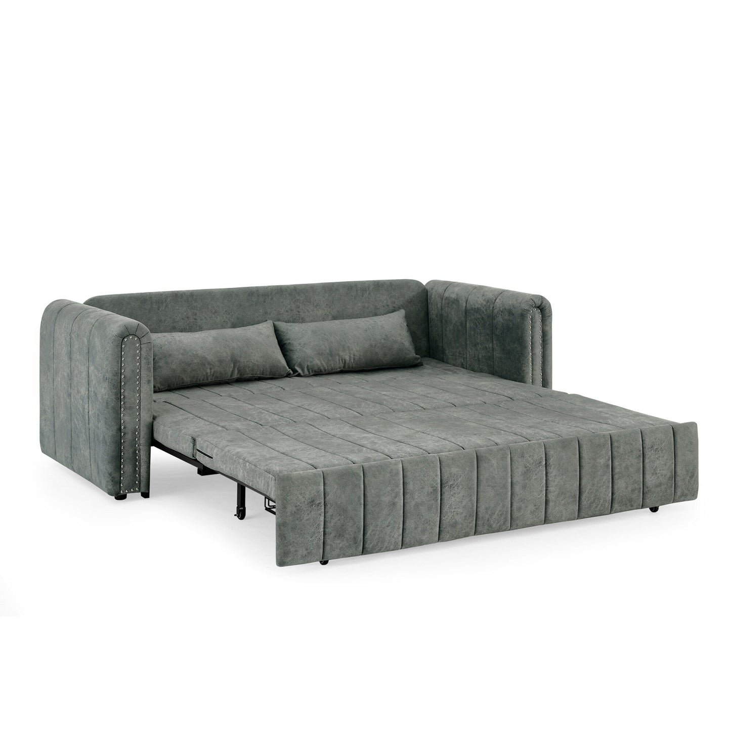 Divano letto estraibile in schiuma a 3 posti con cassetti