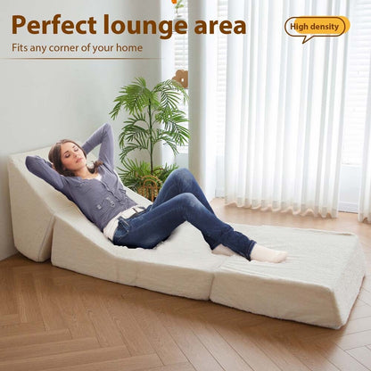 Divano letto pieghevole, divano letto per ospiti, chaise longue, divano da pavimento