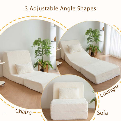 Divano letto pieghevole, divano letto per ospiti, chaise longue, divano da pavimento