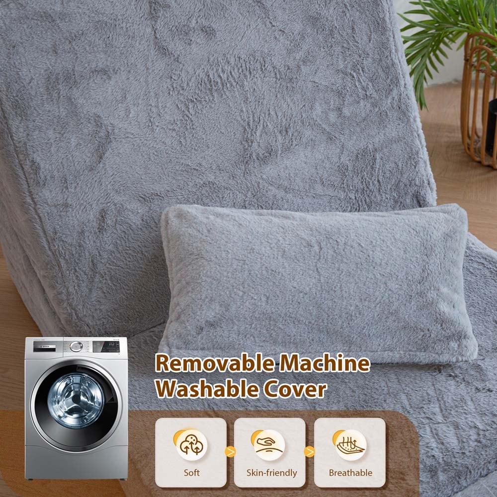 Divano letto pieghevole, divano letto per ospiti, chaise longue, divano da pavimento