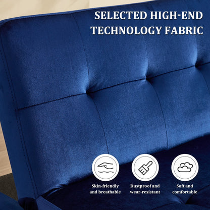 Divano letto pieghevole alla moda, schienale in tessuto di flanella di alta qualità, divano reclinabile futon regolabile, divano moderno alla moda con porta di ricarica