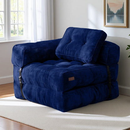 Divano letto pieghevole, divano da pavimento a forma di L