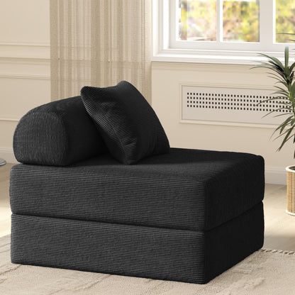 Divano letto pieghevole in tessuto, divano in spugna ad alta densità di rimbalzo